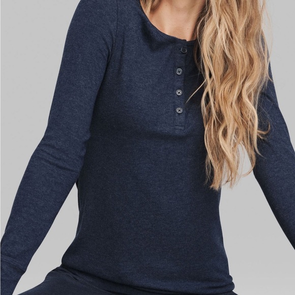 Tommy John Tops - Tommy john top downtime Henley heather